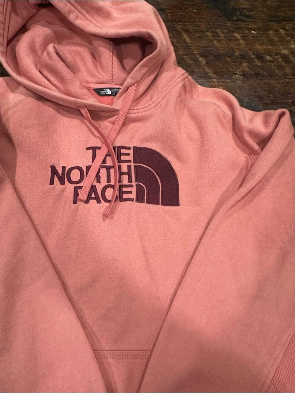 The North Face woman’s Coral Hooded Sweatshirt embroidered logo Size Large - Picture 3 of 8